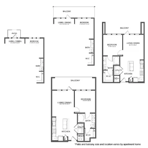 The Beacon Apartments Plano Floor plan 5