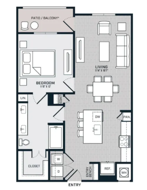 The Bridge at McKinney floor plan 3
