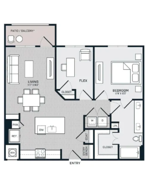 The Bridge at McKinney floor plan 4