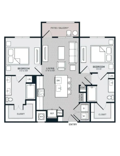 The Bridge at McKinney floor plan 5