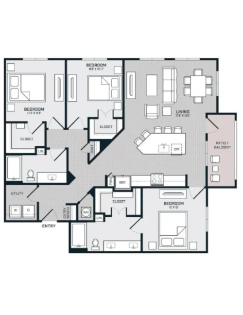 The Bridge at McKinney floor plan 8