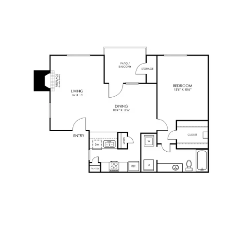 The Dayton Plano Floor plan 1