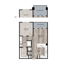 The Edison at Frisco Floorplan 1