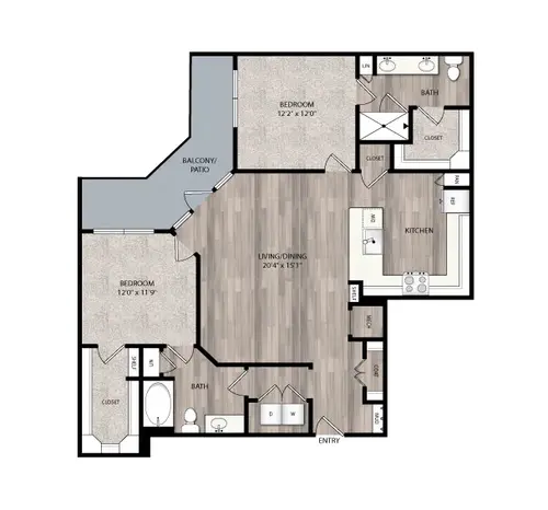 The Edison at Frisco Floorplan 13