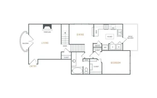 The Ellington Plano FloorPlan 2