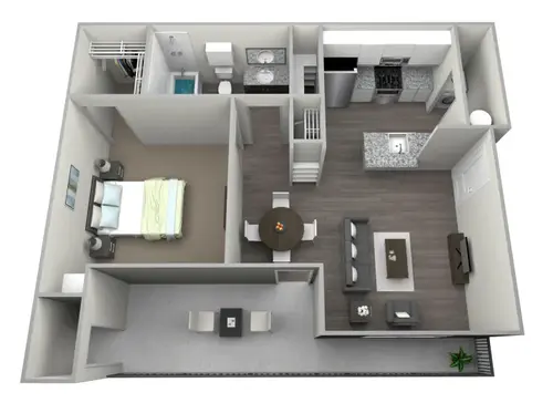 The Enclave at Stonebrook Apartments Frisco floor plan 1