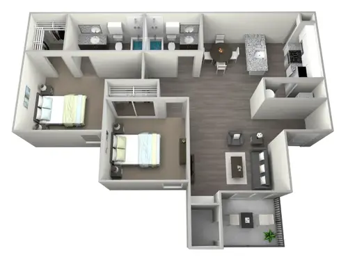 The Enclave at Stonebrook Apartments Frisco floor plan 3