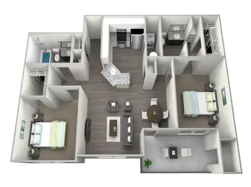 The Enclave at Stonebrook Apartments Frisco floor plan 4