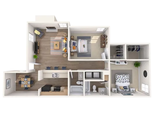 The Fairway Apartments Plano Floorplan 2