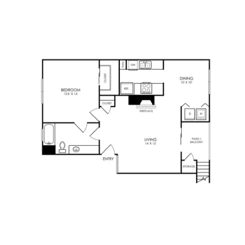 The Hathaway at Willow Bend FloorPlan 1