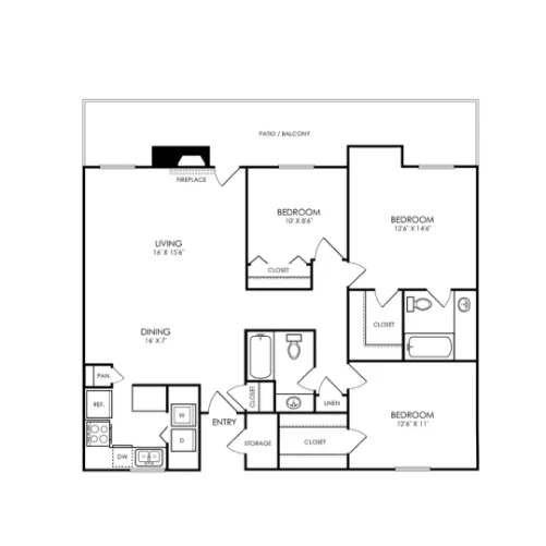 The Hathaway at Willow Bend FloorPlan 8