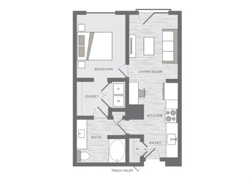 The Huntington Apartments Plano FloorPlan 3