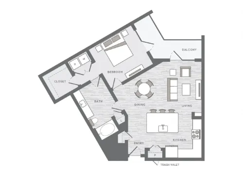 The Huntington Apartments Plano FloorPlan 8