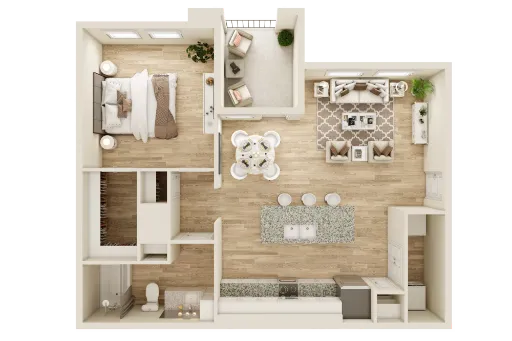 The Ovilla at Legacy Square Floorplan 6