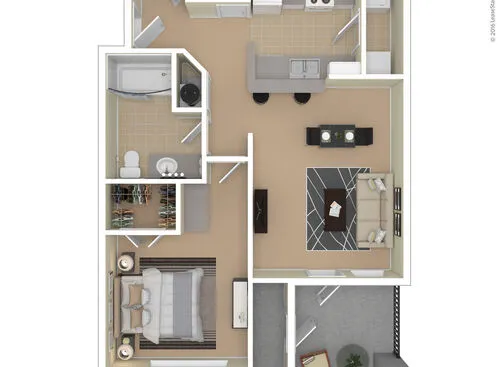 The Point at Deerfield Apartments floor plan 1