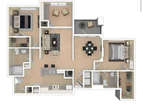 The Point at Deerfield Apartments Floor plan 7