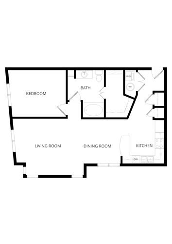The Uptown Apartments Dallas Floorplan 11