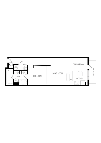 The Uptown Apartments Dallas Floorplan 4