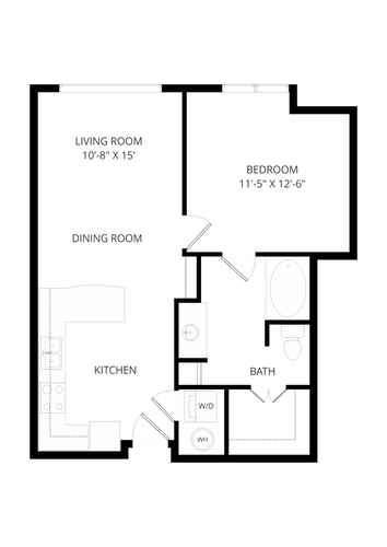The Uptown Apartments Dallas Floorplan 5