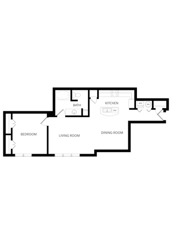 The Uptown Apartments Dallas Floorplan 8