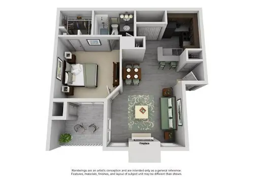 The Westside Apartment Homes Plano Floorplan 2