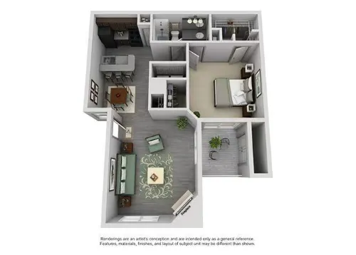 The Westside Apartment Homes Plano Floorplan 4
