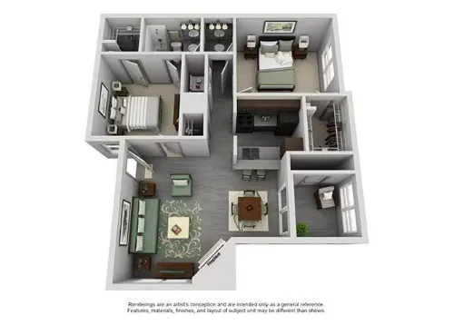 The Westside Apartment Homes Plano Floorplan 5