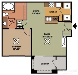 Thornbury at Chase Oaks Plano Floorplan 1