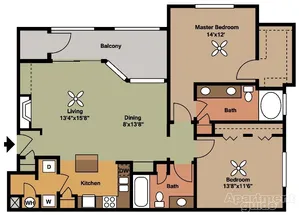 Thornbury at Chase Oaks Plano Floorplan 14