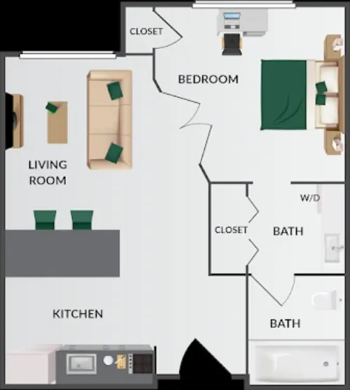 Trellis Canyon Creek Richardson FloorPlan 1