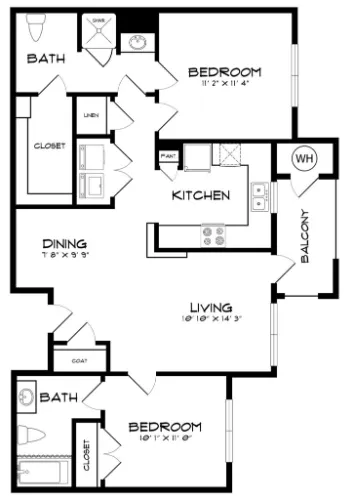 Tuscany Villas at Chase Oaks Floorplan 2