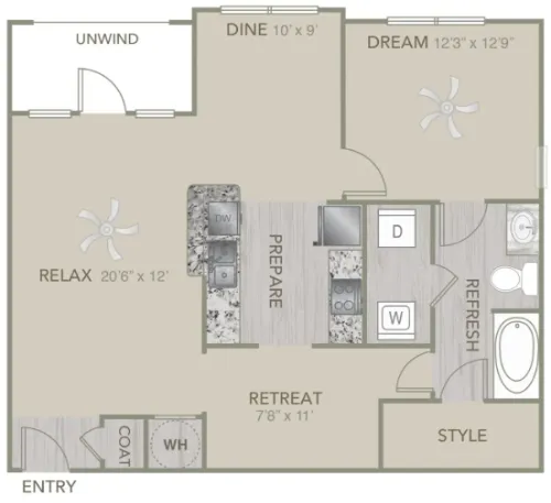 Venue Craig Ranch floor plan 1