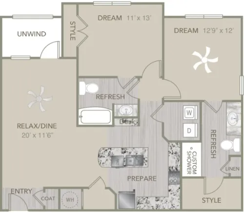 Venue Craig Ranch floor plan 3