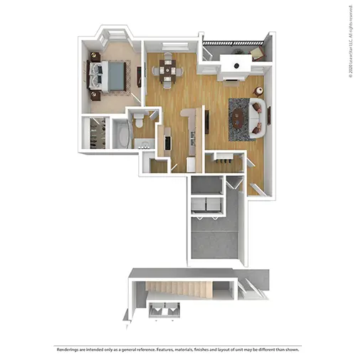 Villas of Preston Creek Plano FloorPlan 1