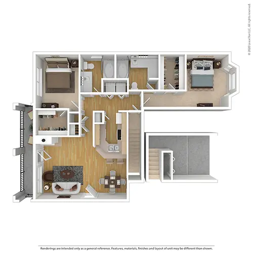 Villas of Preston Creek Plano FloorPlan 4