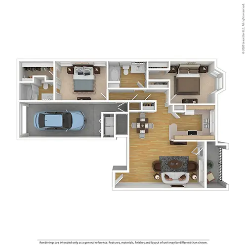 Villas of Preston Creek Plano FloorPlan 5