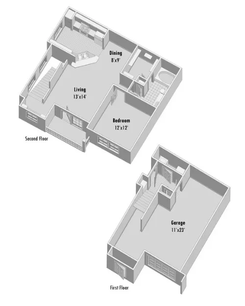 Villas of Spring Creek Floor plan 2
