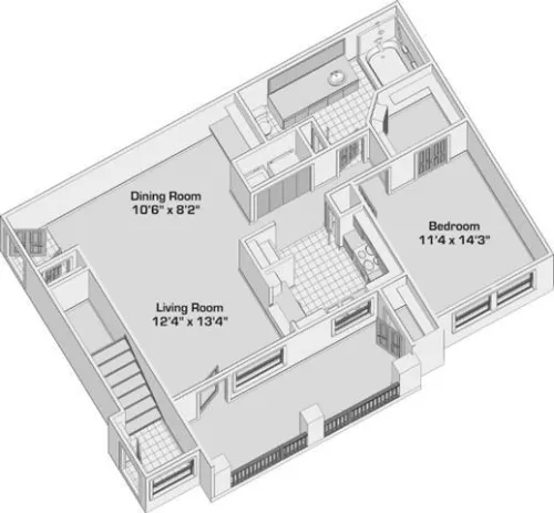 Villas of Spring Creek Floor plan 3