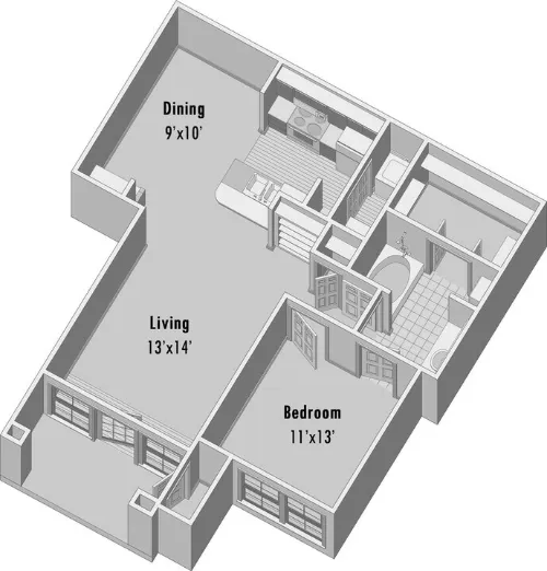 Villas of Spring Creek Floor plan 5