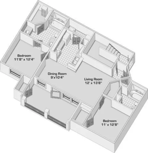 Villas of Spring Creek Floor plan 6