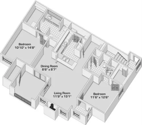 Villas of Spring Creek Floor plan 7