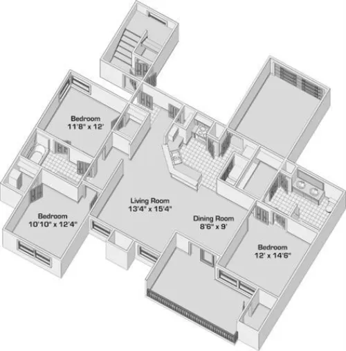 Villas of Spring Creek Floor plan 8