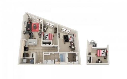 Villas on Guadalupe floorplan 11