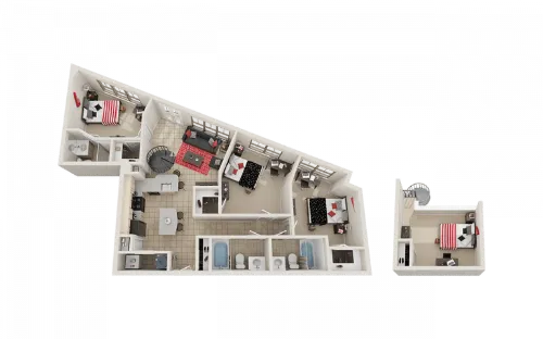 Villas on Guadalupe floorplan 14