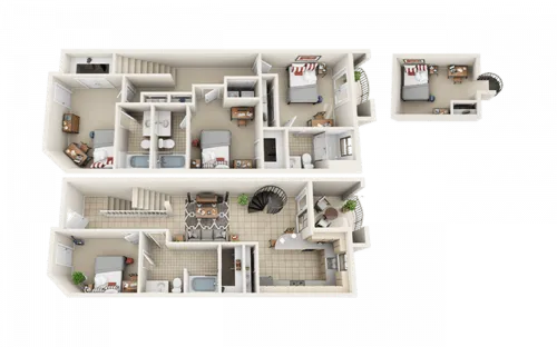 Villas on Guadalupe floorplan 17