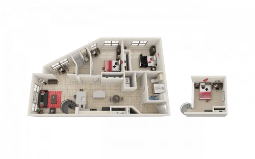 Villas on Guadalupe floorplan 8