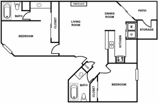 Waterford on the Meadow Plano Floorplan 6
