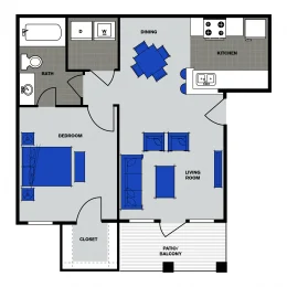 1701 at Eldorado McKinney Floorplan 1