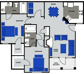 1701 at Eldorado McKinney Floorplan 3