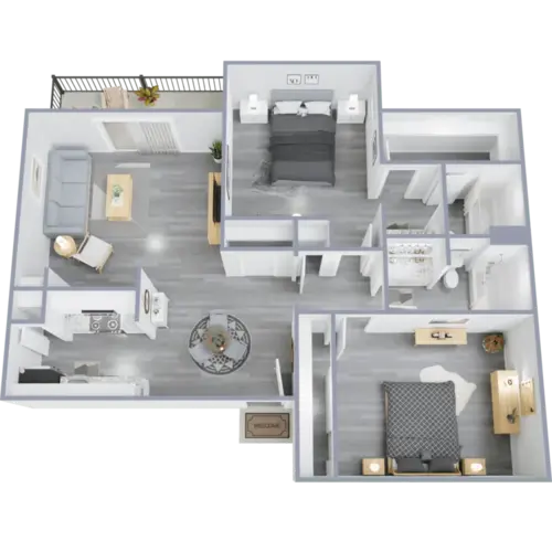 3800 on Portland Irving Floorplan 5
